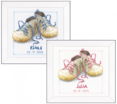 Shoes With Pink/Blue Laces / PNV143736