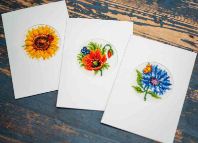 Summer Flower Card - set of 3 / PNV147922