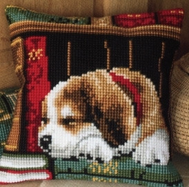Dog Sleeping on Bookshelf / PNV148118