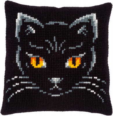 Black Cat Cushion / PNV171086