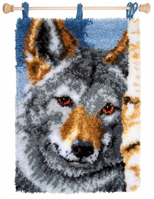 Wolf - Latch Hook Rug / PNV171657