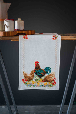 Rooster & Chickens Table Runner / PNV172772