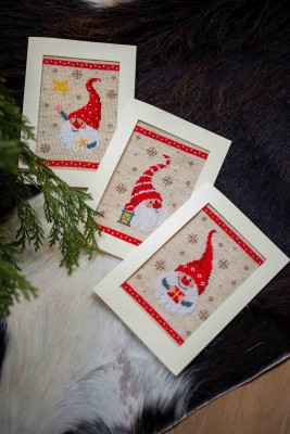 Christmas Gnomes Greeting Cards (set of 3) / PNV184428