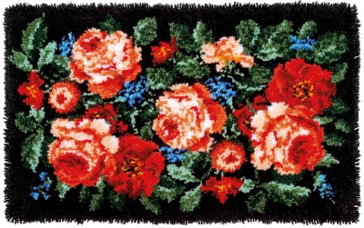 Roses - Latch Hook Rug / PNV184507
