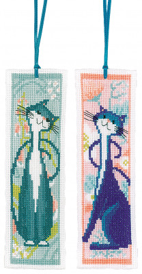 Flower Cats Bookmarks (Set of 2) / PNV191942