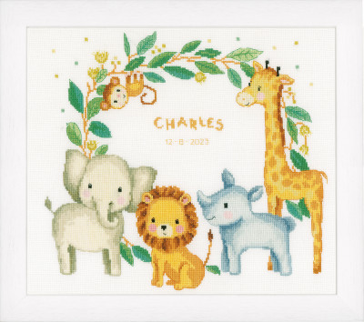 Jungle Animals Birth Announcement / PNV197905