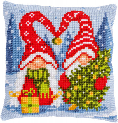 Christmas Gnomes Cushion / PNV201600