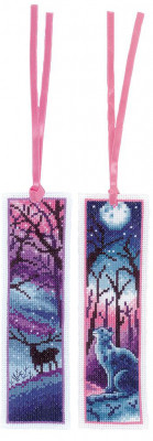 Cat & Deer Bookmarks - Set of 2 / PNV202217