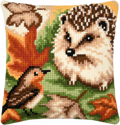 Hedgehog & Robin - Cushion / PNV206239