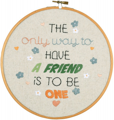 A Friendly Quote - Embroidery / PNV215318