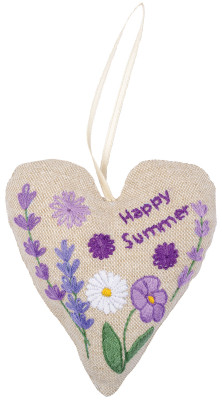 Happy Summer Deco Heart - Embroidery / PNV216927