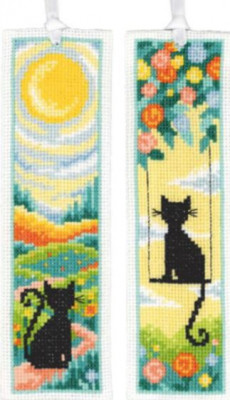 2 Cats In The Garden Bookmark (Set of 2) / PNV217771