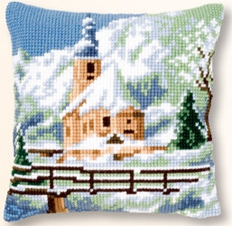 Church in the Snow Cushion / PNV21806