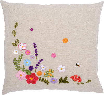Colourful World of Flowers Cushion / PNV222279