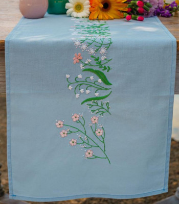 Pastel Flowers - Table Runner / PNV222427