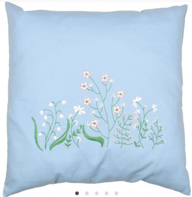 Pastel Flowers - Cushion - Embroidery / PNV222433