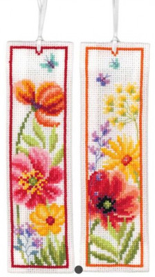 Poppies & Wildflowers Bookmark - Set of 2 / PNV230484
