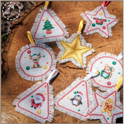Christmas Ornaments - Set of 24 / PNV234332