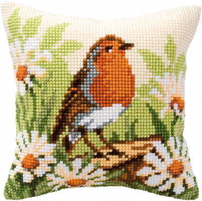 Robin Daisies Cushion / PNV8480