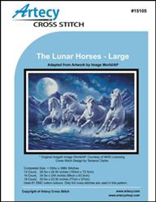 The Lunar Horses (Large) - 15105-Iwap / Artecy Cross Stitch