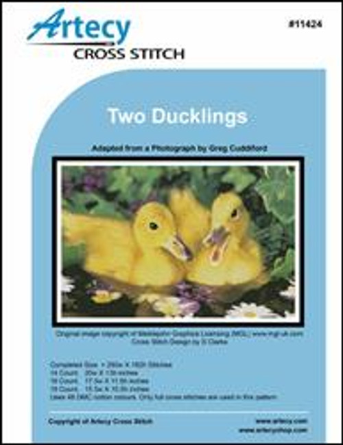 Two Ducklings - #11424-Mgl / Artecy Cross Stitch