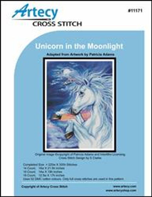 Unicorn In The Moonlight - #11171-Int / Artecy Cross Stitch
