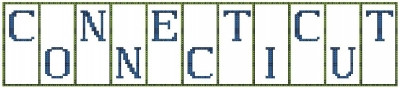 Connecticut - Mini Block States / Hinzeit