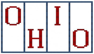 Ohio - Mini Block States / Hinzeit