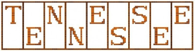 Tennessee - Mini Block States / Hinzeit