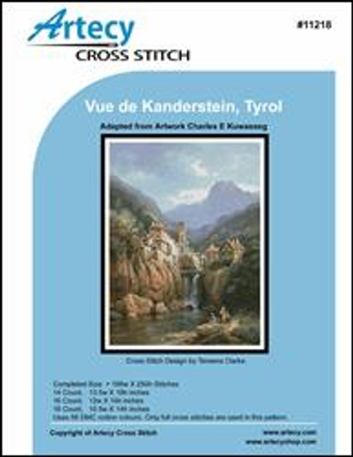 Vue De Kanderstein, Tyrol - #11218 / Artecy Cross Stitch
