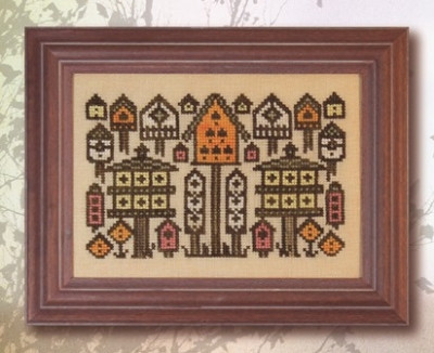 Arranging Birdhouses / Ink Circles