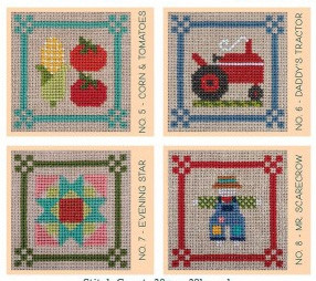 Bee In My Bonnet Stitch Cards - Set B  / It's Sew Emma