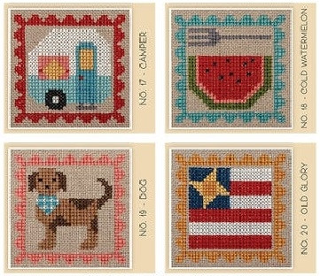 Bee In My Bonnet Stitch Cards - Set E  / It's Sew Emma