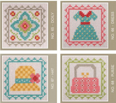 Bee In My Bonnet Stitch Cards - Set Q  / It's Sew Emma