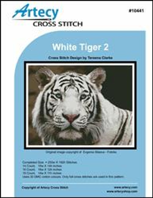 White Tiger 2 - #10441 / Artecy Cross Stitch