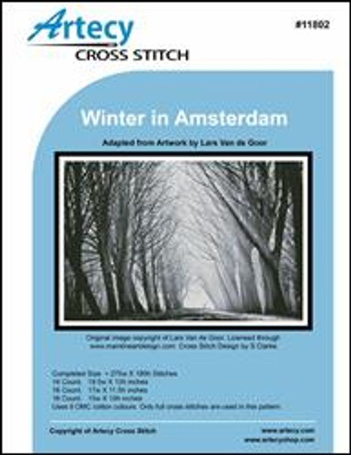 Winter In Amsterdam - #11802-Ml / Artecy Cross Stitch