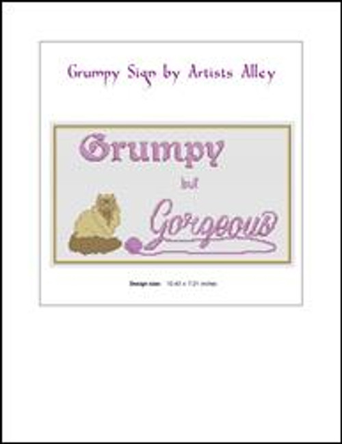 Grumpy Sign / Artists Alley