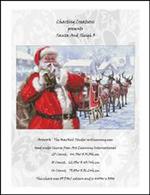 Santa And Sleigh 3 / Charting Creations