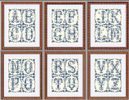 L'Alphabet Blu / Papillon Creations