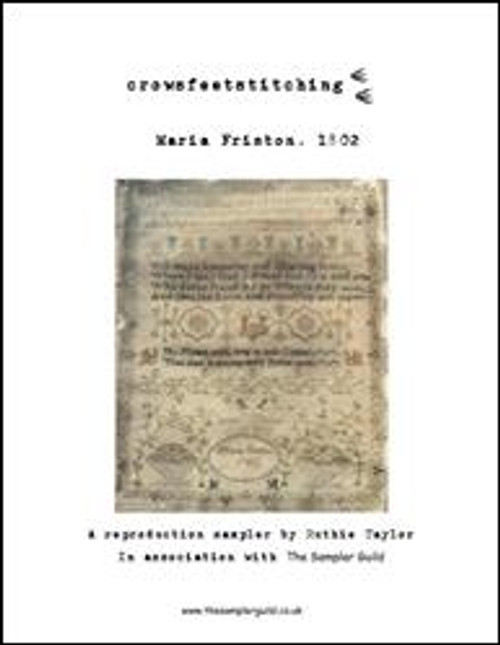 Maria Friston, 1802, A Norfolk Sampler / Crowsfeetstitching