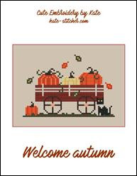 Welcome Autumn / Cute Embroidery By Kate