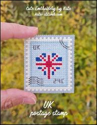 Uk Postage Stamp / Cute Embroidery By Kate