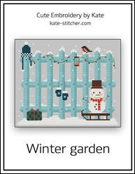 Winter Garden / Cute Embroidery By Kate
