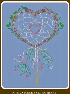 Love Catcher - Celtic Heart / Alessandra Adelaide Needleworks