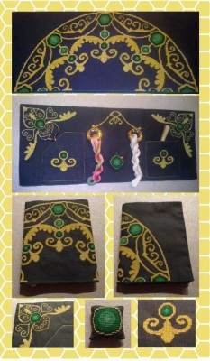 Treasure Of Emeralds - 3D Cloth Case / Alessandra Adelaide Needleworks