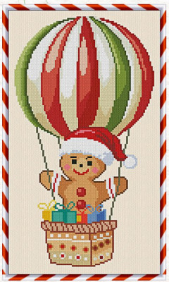 Gingerbread Baking Co - Happy Balloon / Alessandra Adelaide Needleworks