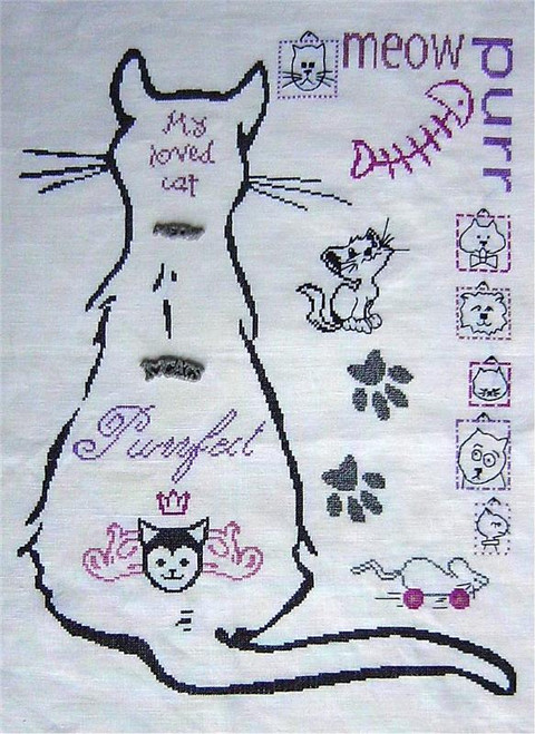 My Cat Sampler / Alessandra Adelaide Needleworks