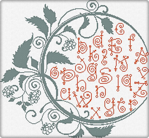 Summer Alphabet / Alessandra Adelaide Needleworks