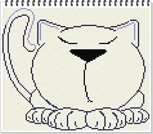 Sleepy Cat / Alessandra Adelaide Needleworks
