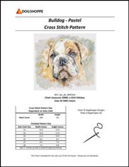 Bulldog - Pastel / Dogshoppe Designs